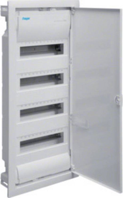 Hager VU48NC Distributiekast Inbouw (in muur) - 48 groepen - 4 rijen