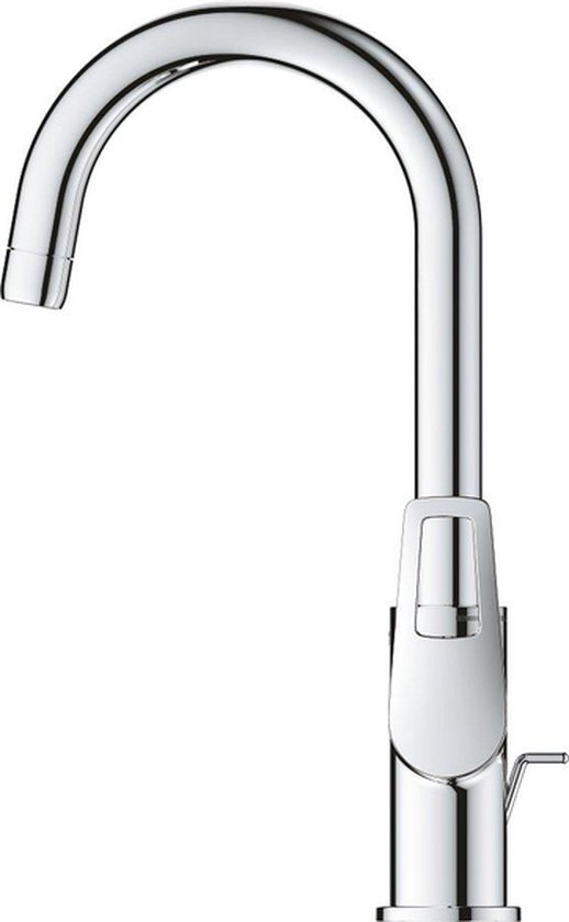 GROHE BauLoop 1-gats wastafelkraan L-size m. waste chroom 23763001