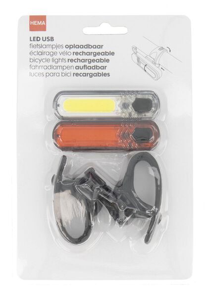 HEMA Fietslampjes Oplaadbaar LED USB - 2 Stuks