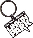 Rock Off Linkin Park - Minutes To Midnight Sleutelhanger - Wit/Zwart