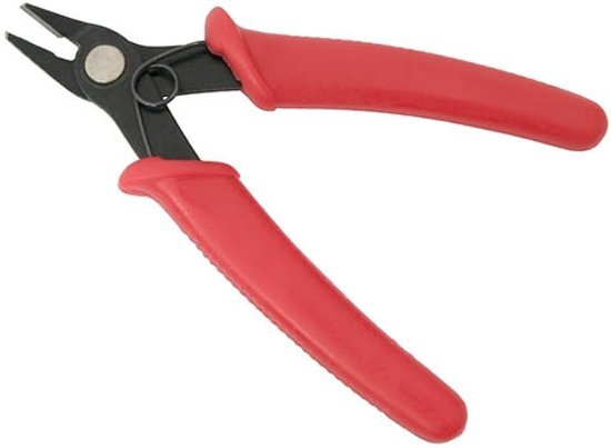 ABC-LED Tie-Wrap Kniptang Mini 130 mm Rood - HT1091