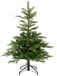 Bellatio Decorations Grandis Fir Kunst kerstboom - groen - H120 cm - D91 cm - 575 tips - kunstboom