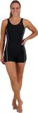 Nike Swim Hydrostrong Solid Dames Legsuit Badpak - Zwart - Maat 40