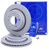ATE Jeu de 2 disques de frein ATE 420154 d'origine
