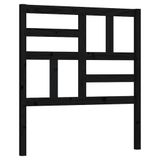 vidaXL Hoofdbord & Voeteneind Zwart Grenenhout 81x4x104 cm