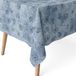 MARTINA HOME Tafelkleed van hars, leeuw, blauw, 260 x 140 cm