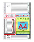 Alevar - Grote tabbladen A4 11 gat/31 vellen 1-31 cijfers