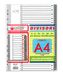 Alevar - Grote tabbladen A4 11 gat/31 vellen 1-31 cijfers