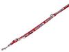 Nobby Stijl leiband, rood, L: 200 cm, B: 20 mm, 1 stuk