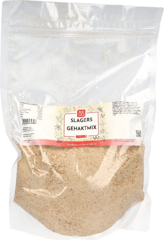 Van Beekum Specerijen Slagers Gehaktmix - 1 kilo