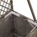 vidaXL Tuinplanter met Trellis Grijs 35 x 30 x 135 cm Polyrattan