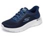 Skechers Go Walk Flex Carla Sneakers voor dames, Navy / Wit, 40 EU