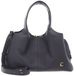 COCCINELLE Leren handtas schoudertas Nell Handbag Grained Leather Stove blauwgrijs