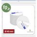 Quadrios 26SA150 Pastille adhésive double-face blanc (Ø) 40 mm 10 pc(s)