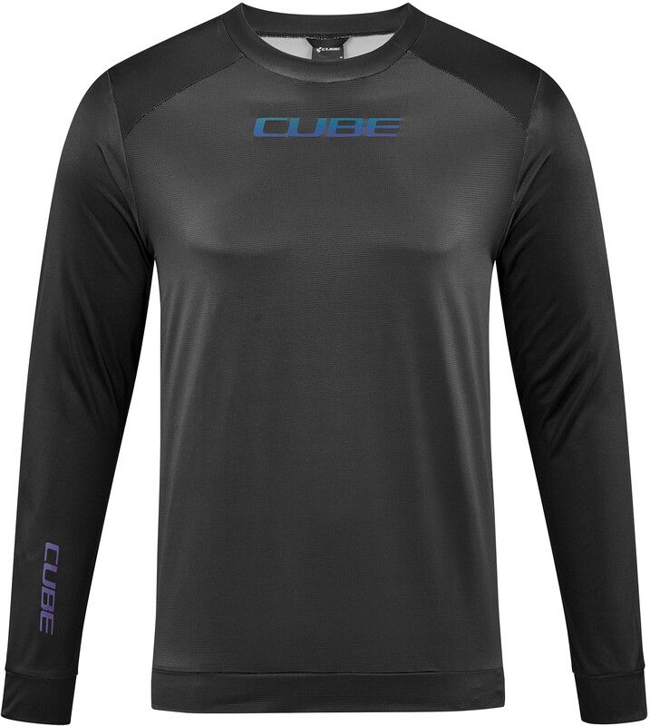 Cube ATX Crew Neck Longsleeve Jersey Heren, zwart