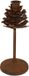 Countryfield Kandelaar Dennenappel Roest 22,5 cm