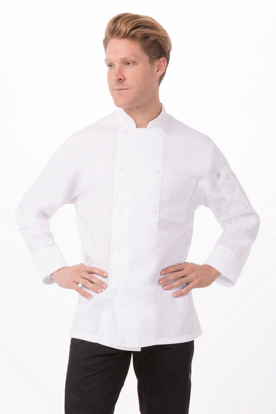 CHEF WORKS Calgary Cool Vent Unisex Koksbuis Wit | Maat L