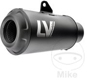Leovince Lv-10 Full Black Kawasaki Z 900 17-19/z 900 A2 18-22 Ref:15204fb Gehomologeerde Uitlaatdemper Zwart/Zilver