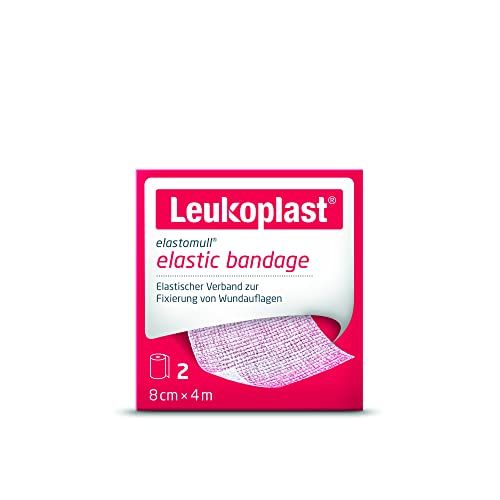 Leukoplast Elastomull elastische bandage 8 cm x 4 m Pack van 2