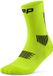 CEP - Core Run Compressie Sokken - Mid Cut - Dames - Lime/Black - Maat 37-40
