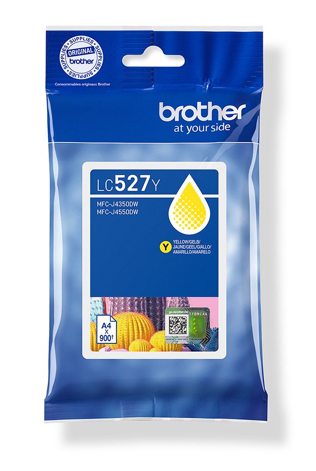 Brother LC527Y Yellow Ink Cartridge - Original - Single Pack