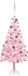 vidaXL Sapin de Noël artificiel avec éclairage et boules de Noël 180 cm PVC rose