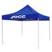 OCC MOTOR SPORT Racetent 3X3M Roestvrij Staal Blauw 40 mm 420 Oxford