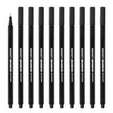 Westcott fineliner zwart 10 stuks