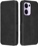 Techsuit Safe+ Book Wallet Case for Oppo Reno13 F 4G/5G / Reno13 FS 5G - Black