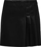 ONLY - ONLARTZY LIFE HW FAUX LEA PLE SKIRT PNT - Vrouwen - Rokken - Zwart - L