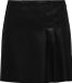ONLY - ONLARTZY LIFE HW FAUX LEA PLE SKIRT PNT - Vrouwen - Rokken - Zwart - L