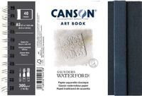 Canson Schetsboek ART BOOK Saunders Waterford A5 dwarsformaat, 40 pagina's, blauw