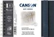 Canson Schetsboek ART BOOK Saunders Waterford A5 dwarsformaat, 40 pagina's, blauw