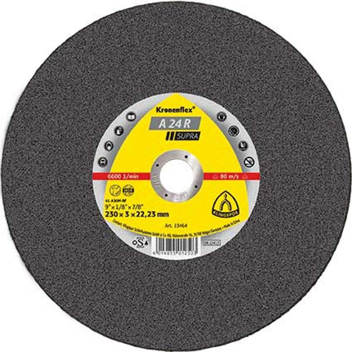 Klingspor A 24 R doorslijpschijven 230 x 3 x 22,23 mm - 25 stuks