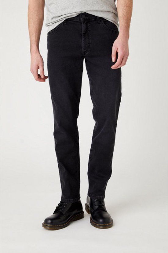 Wrangler Greensboro Black Crow Jeans - Unisex - Zwart - 31/32