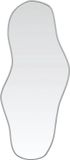 vidaXL Wandspiegel 90x40 cm zilverkleurig