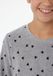 Schiesser Nachthemd lang Meisjes Gestipt Grijs Melange Katoen/Polyester Maat 152