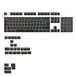 GLORIOUS Backlit Keycaps UK Lay-out Zwart Toetsen