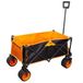 Aktive Multifunctionele kar Oranje Polyester PVC Staal 86 x 108 x 44 cm Opvouwbaar Strand