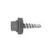 Index afgr144819 – beperkte schroef boorpunt afdekking metal-madera + afdichtring p-14 4,8 x 19 RAL 9006