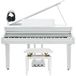 G4M Sonori Digital Grand Piano Polished White Custom Bundle