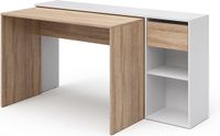 Vicco Ben Bureau – 145 x 46.4 cm Wit/Sonoma