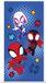 Brandmac Spidey & His Amazing Friends serviette de plage et de bain, 70 x 140 cm, 100% Coton, serviette de bain et de plage douce et absorbante pour Enfants, Spidey, Miles Morales & Spider-Gwen Design