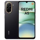 Xiaomi Redmi A5 Smartphone - 3 GB+64 GB, 6,53 inch HD+-scherm, 5000 mAh-batterij, Android 13 Go Edition, Dual SIM - zwart