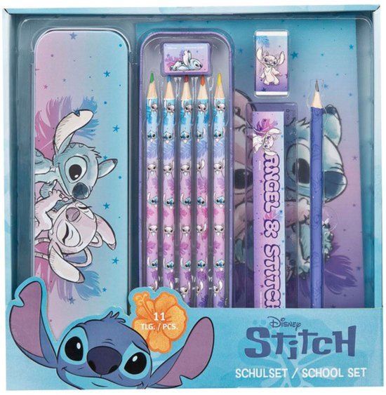 Lilo & Stitch Schrijfwaren Set - 11dlg - Meerkleurig