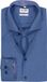 OLYMP Level 5 body fit overhemd - blauw structuur (contrast) - Strijkvriendelijk - Boordmaat: 44 (EU maat: XL)