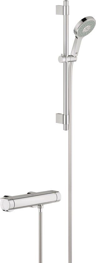 GROHE Grohtherm 2000 New Thermostatische Douchekraan - Chroom - Met Doucheset