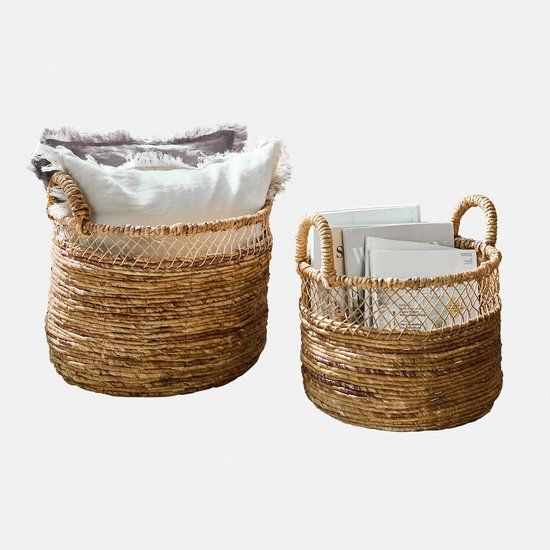 LOBERON Mand set van 2 Dorelin bruin