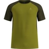 Odlo X-Alp Trail Hardloopshirt Heren-groen, donkergroen, Maat XXL