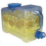 Gerimport Waterdispenser - 12 Liter - Kunststof - Transparant